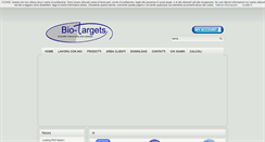 Desktop Screenshot of biotargets.it